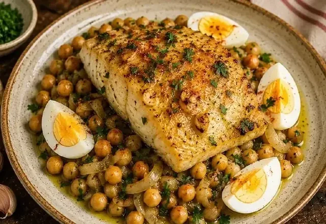 Bacalhau com Grão