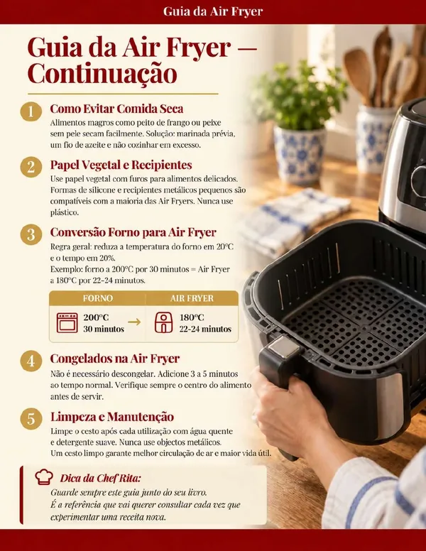 Página real do eBook Air Fryer à Portuguesa — página 7