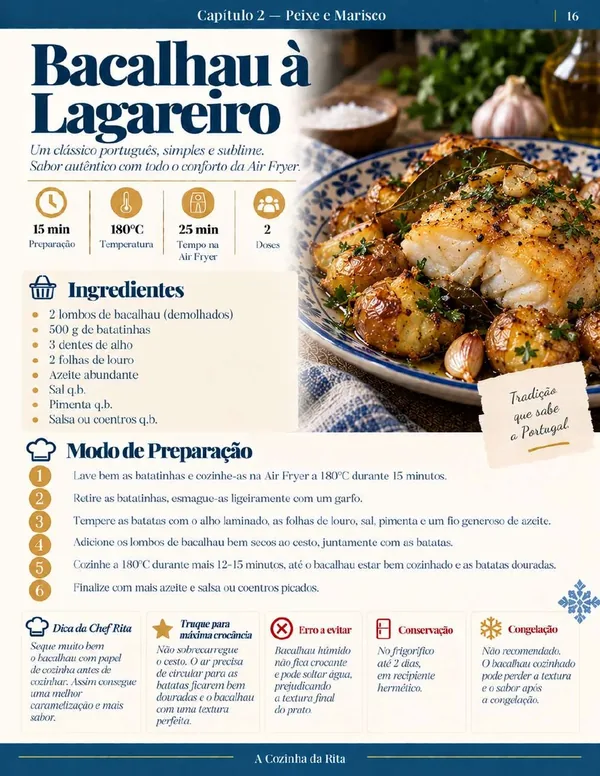 Página real do eBook Air Fryer à Portuguesa — página 25