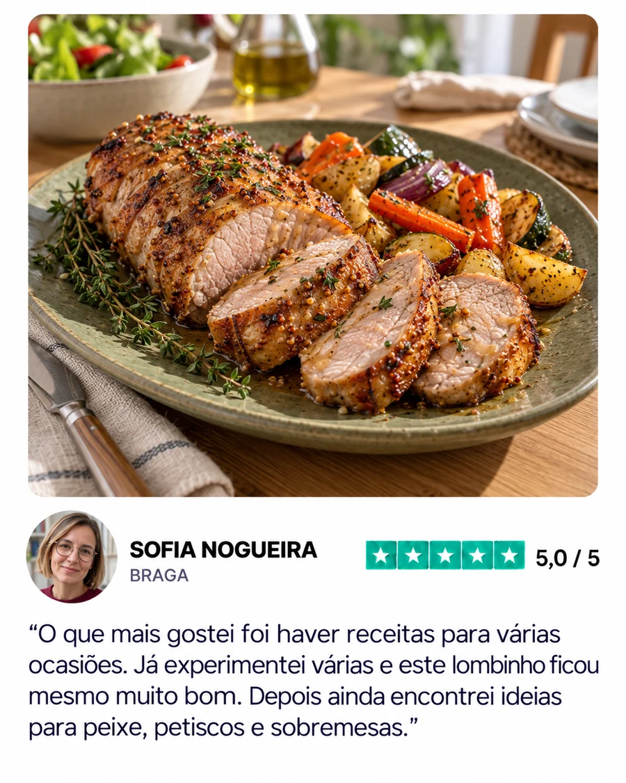 Avaliação de Sofia Nogueira, Braga sobre Air Fryer à Portuguesa